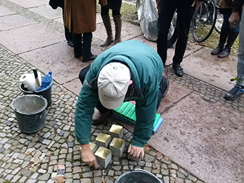 Anordnung der Steine - Foto Gisela Morel-Tiemann